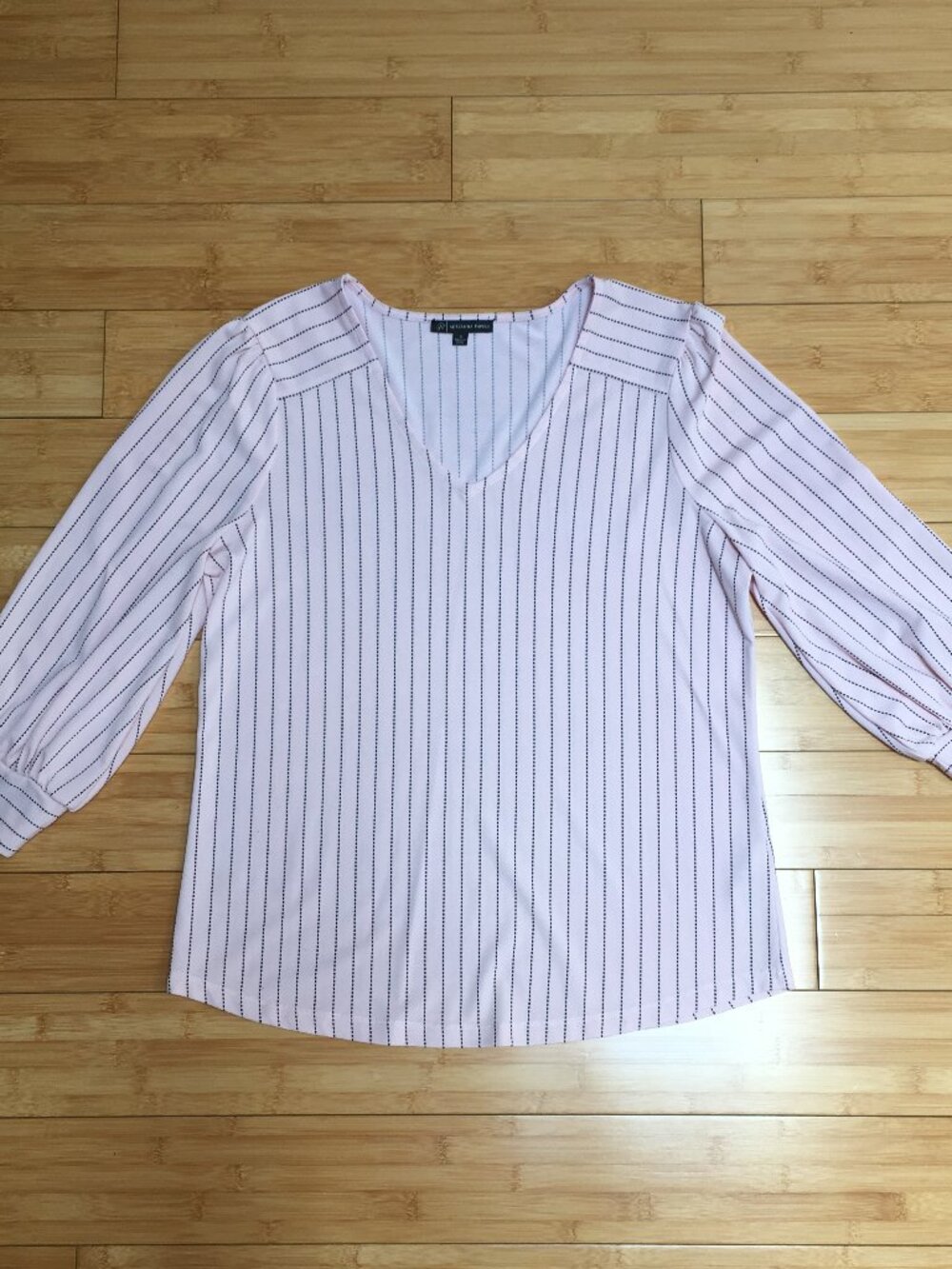 EUC Adrianna Papell Blush Pink Blouse